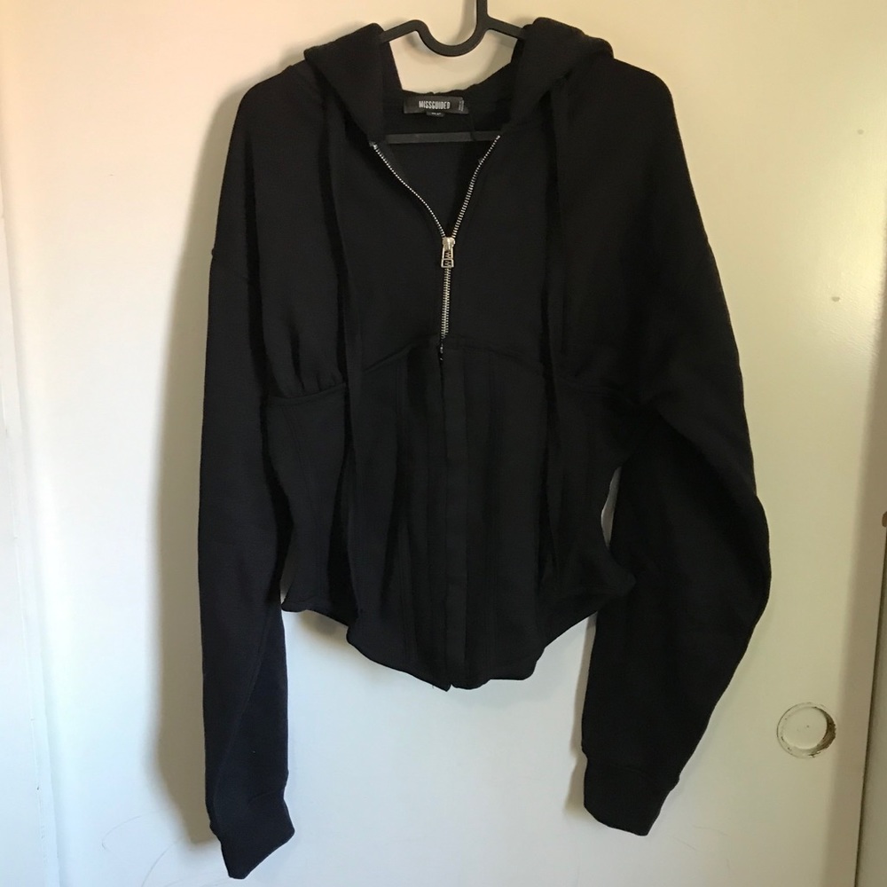 Black corset jacket